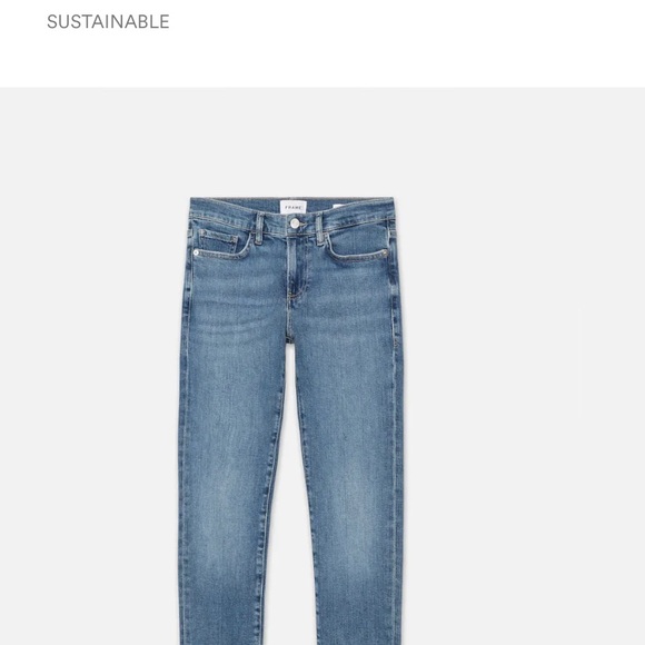 FRAME Jeans Le Garçon in Daphne Blue - Picture 12 of 13